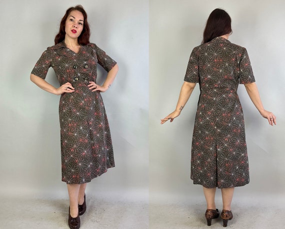 1940s Sally Loves Sparklers Frock | Vintage 40s B… - image 9