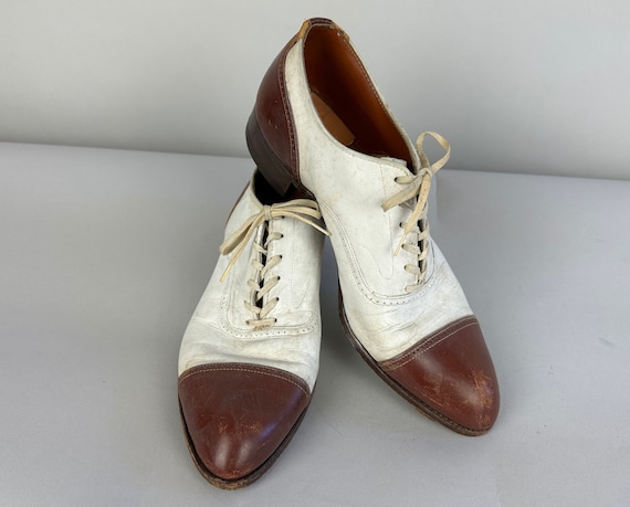 1930s Spectacular Spectator Shoes | Vintage 30s T… - image 2