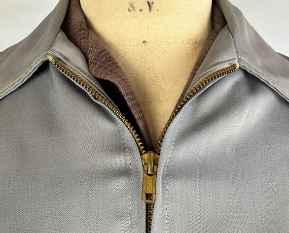 1950s Ready to Rock Ricky Jacket | Vintage 50s Stone Grey