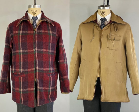 1940s Hunky Hank Sporting Jacket | Vintage 40s Re
