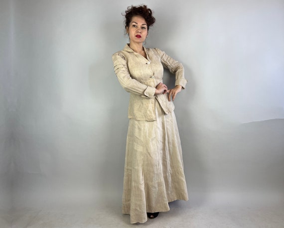 1900s Summer Saunter Suit Ensemble | Vintage Anti… - image 5