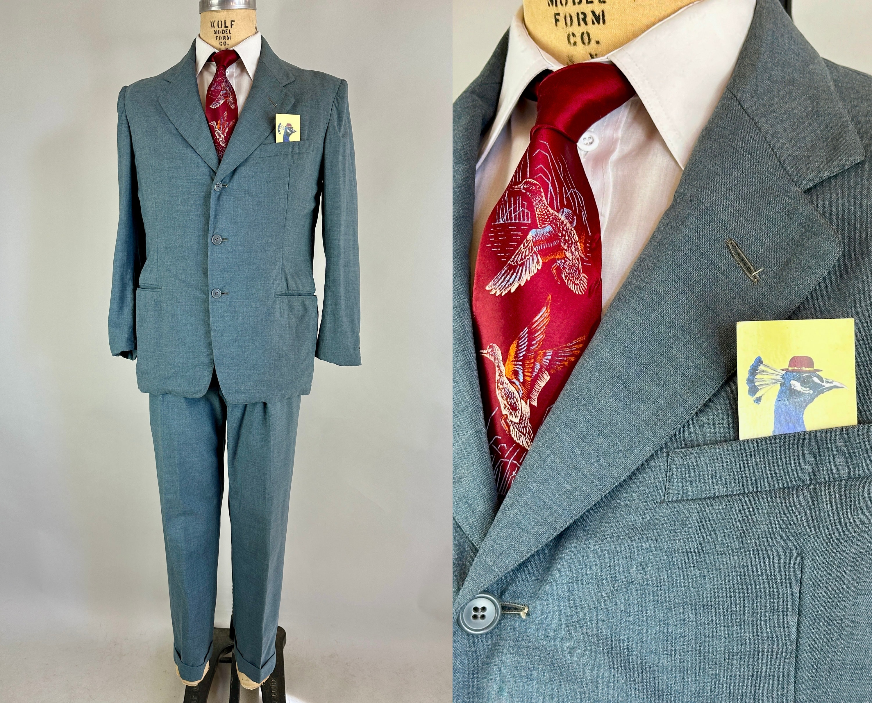 30s vintage 3Peace suit スーツ Ciglet 超希少】30s ヴィンテージ vintage 3Peace suit スーツ