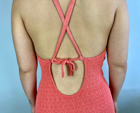 1930s Coral Caress Swimsuit | Vintage 30s Pinky O… - image 9