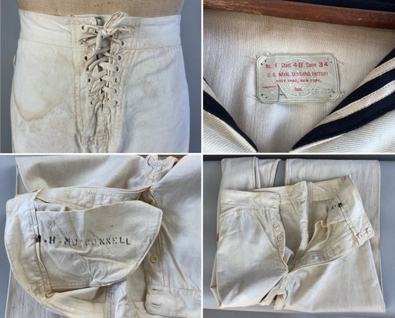 1904 アンカーズ アウェイ セーラースーツ | ヴィンテージ 1900 年代  