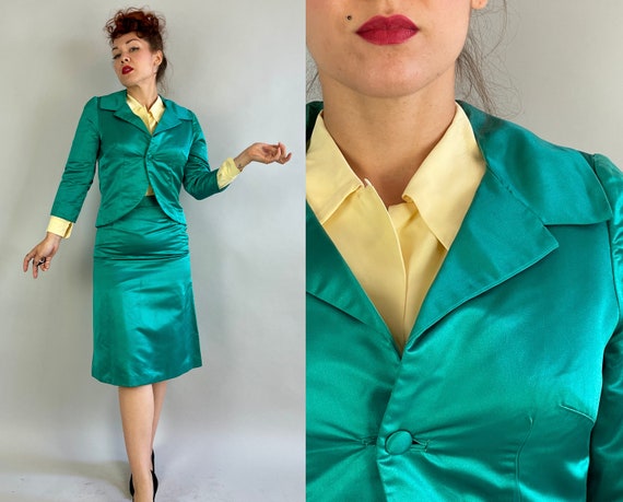 【希少】50's style Green Tailored Jacket