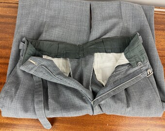 パンツ 50s vintage wool stripe wide slacks gray パンツ 50s vintage wool stripe wide slacks gray 50s vintage wool
