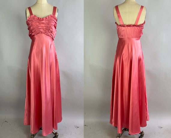 1930s Lovely Languid Liquid Satin Gown | Vintage … - image 9