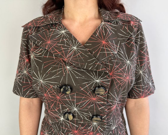 1940s Sally Loves Sparklers Frock | Vintage 40s B… - image 3