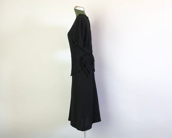 1940s Sequin Neckline Dress | Vintage 40s Gorgeou… - image 7