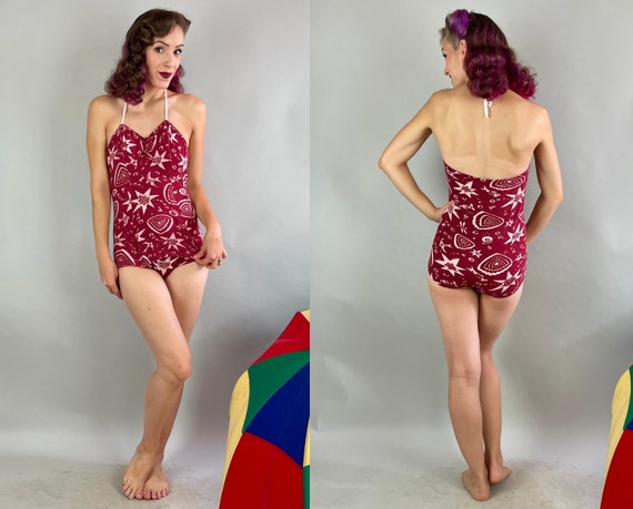 1930s Nora's Novelty Sea Star Swimsuit | Vintage … - image 2