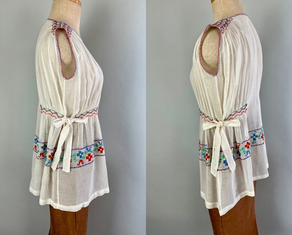 1930s Creative Crafts Peasant Blouse | Vintage 30… - image 4