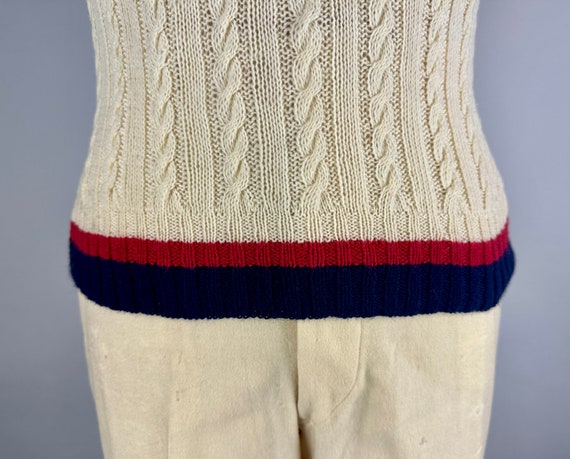 1930s How About a Game of Cricket Sweater Vest | … - image 8