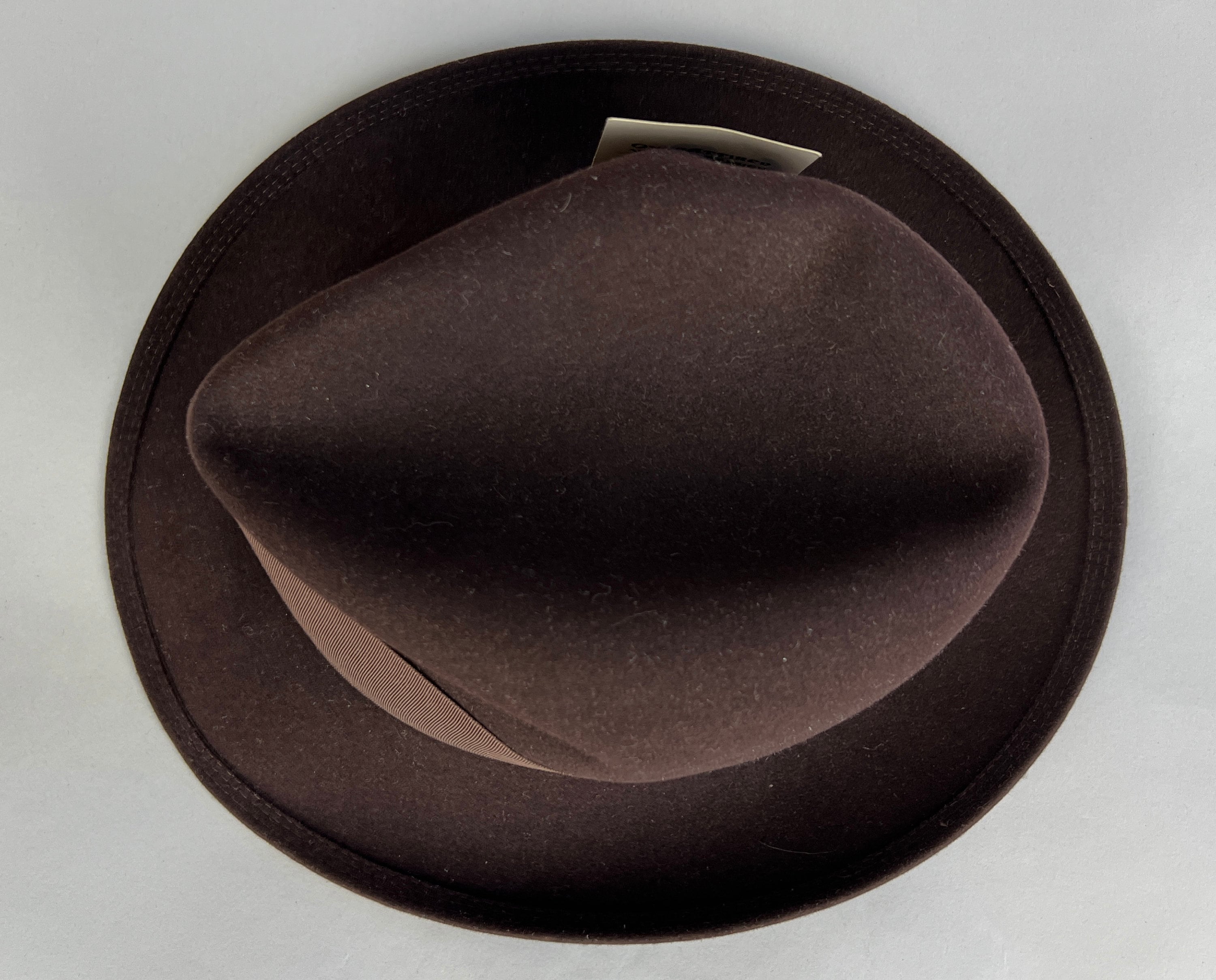 1950s Plumb Dandy Fedora | Vintage 50s Espresso Brown 'royal 1950s Plumb Dandy Fedora | Vintage 50s Espresso Brown 'royal