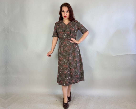 1940s Sally Loves Sparklers Frock | Vintage 40s B… - image 6