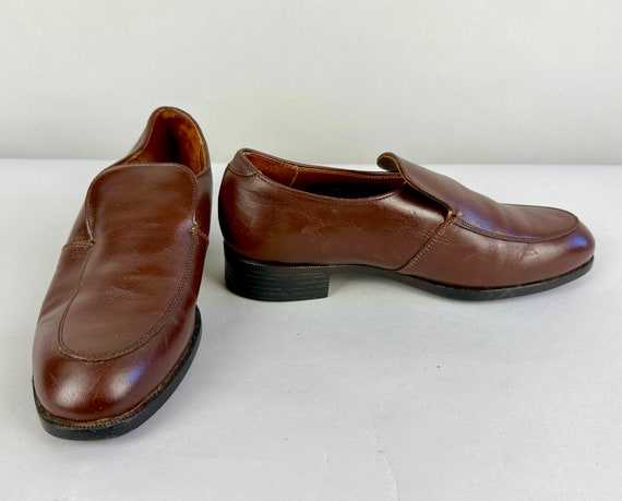 1950s Laid Back Dandy Loafers | Vintage 50s Cedar… - image 2