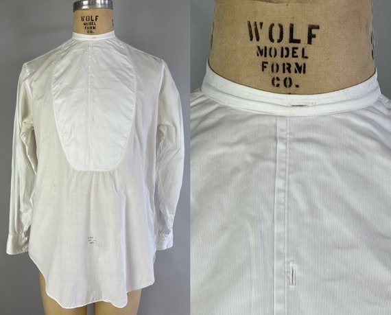 Collarless sales formal shirt