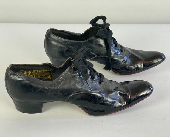 Women's New Vintage Style Shoes Heels Lace-Up Patent Leather Red Black ALL Sizes Women's New Vintage Style Shoes Heels Lace-Up Patent Leather Red Black ALL Sizes