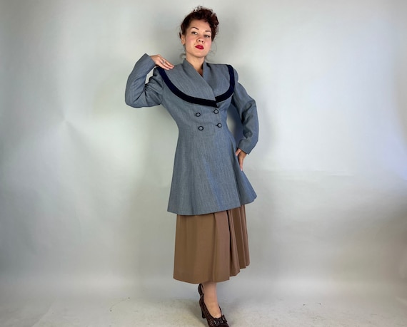 1940s Lucky in Lilli Ann Princess Coat | Vintage … - image 6