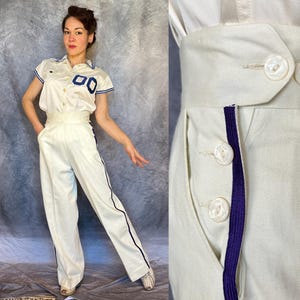 Vintage Striped Pants - Etsy