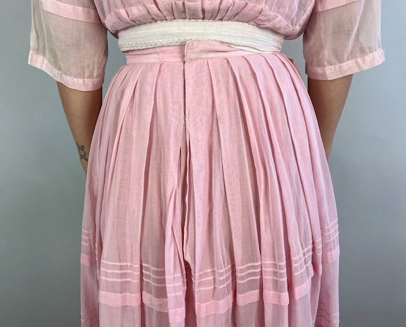 1800s Pretty in Pink Dress Ensemble | Antique Vic… - image 8