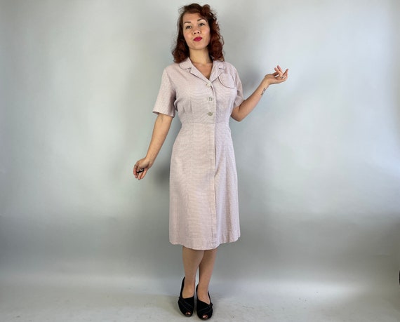 1940s Lovely in Lilac Dress | Vintage 40s Purple … - image 7