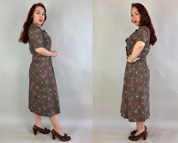 1940s Sally Loves Sparklers Frock | Vintage 40s B… - image 8