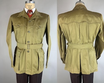1940 年代のシックなサイクリスト ジャケット | ヴィンテージ 40