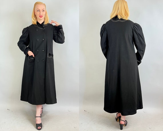 Edwardian Gorey Evening Overcoat | Antique Vintag… - image 2