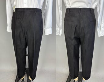 50s 60s vintage single‐breasted suit 1950s PALM BEACH Suit | Vintage 50s Men's Indigo Blue Single