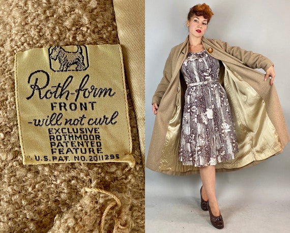 1930s Touch of Mink Coat | Vintage 30s Beige Bouc… - image 10