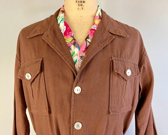 1940s Adventure Time Jacket | Vintage 40s Russet … - image 4