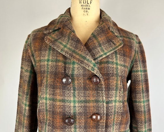 CARSS MACKINAW 50s Vintage Coat TEDS