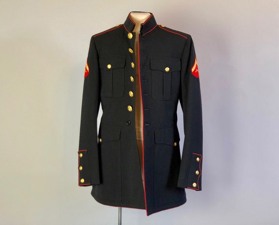 1950s Men's U.S. Marine Corps Jacket | Vintage 50s Black