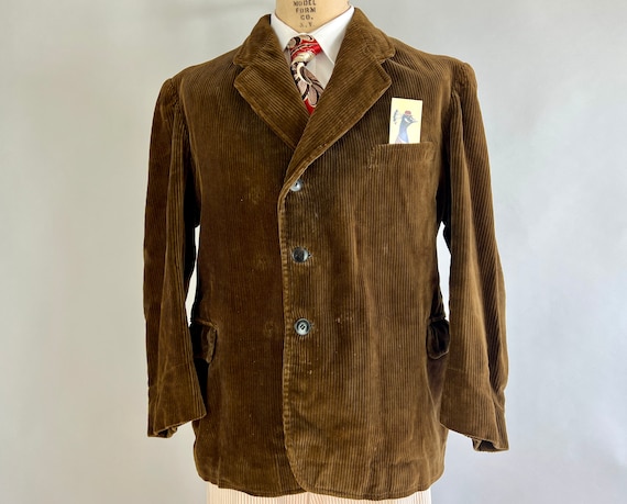 1930s Belted Back Jacket | Vintage 30s Honey Cara… - image 6