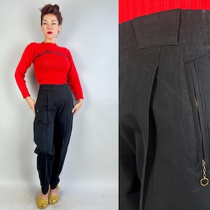 1950s Black Pants - Etsy