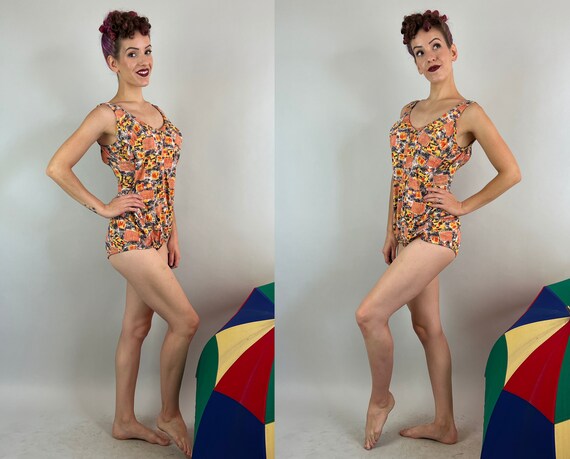 1950s Modernist Millie Bathing Suit | Vintage 50s… - image 4