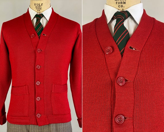 1930s Campus Cool Collegiate Sweater | Vintage 30s