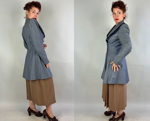 1940s Lucky in Lilli Ann Princess Coat | Vintage … - image 8