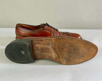 1950s Swell & Stylish Shoes | Vintage 50s Honey Brown Leather