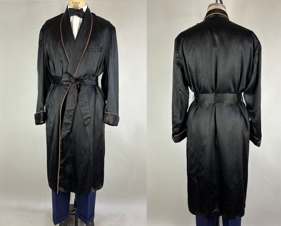1940s Lounging Lewis Dressing Robe | Vintage 40s … - image 8