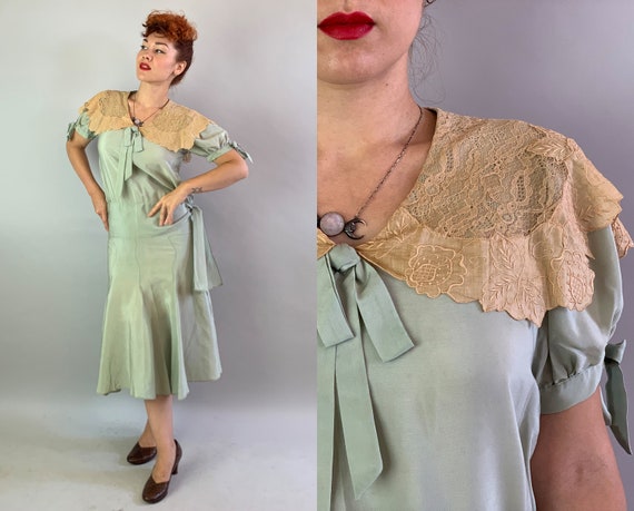 1920s garden party dress
