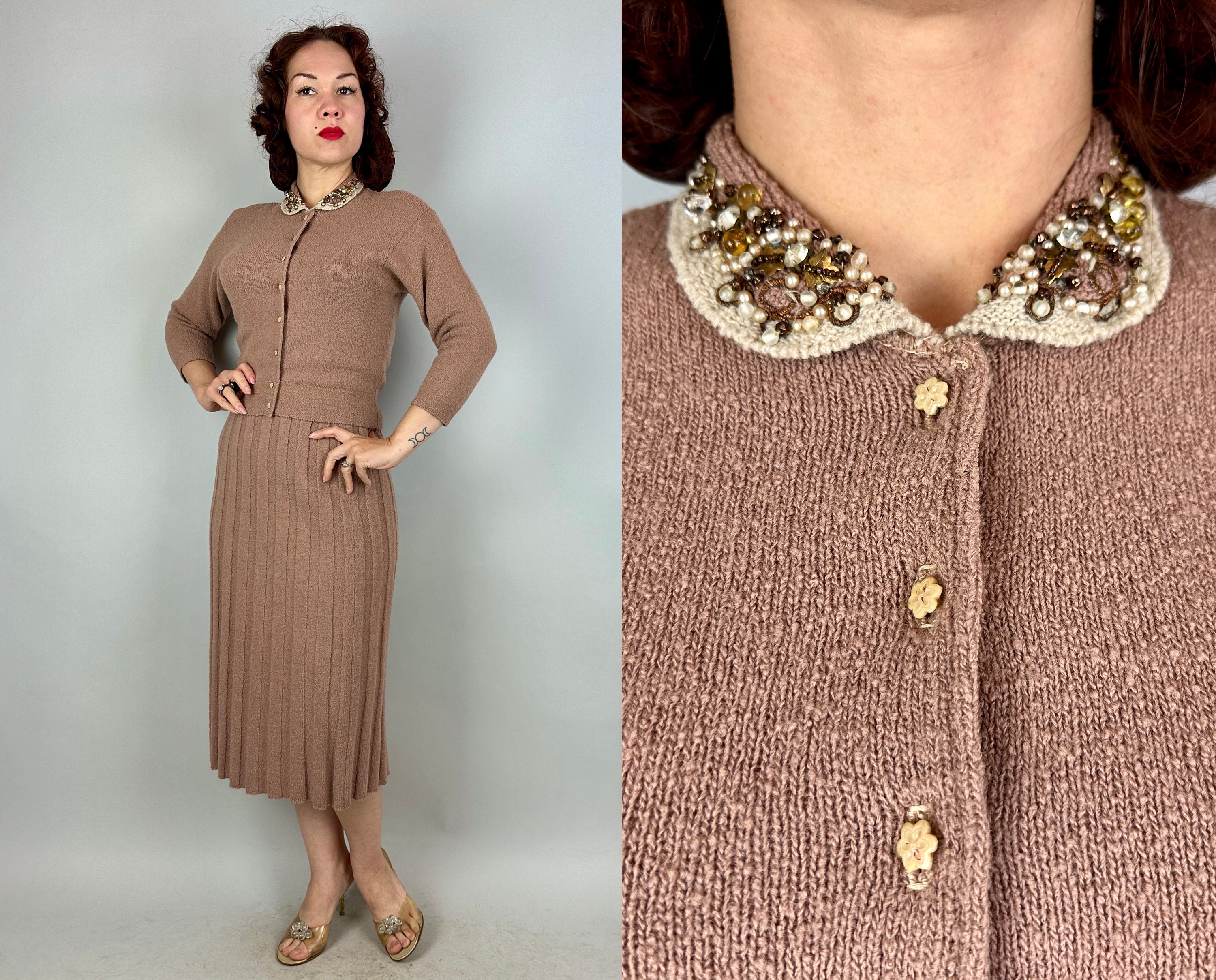50s knit skirt hotsell