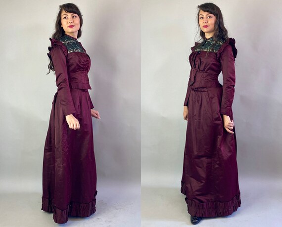 1800s Lady of Luxury Dress Set | Antique Victoria… - image 6