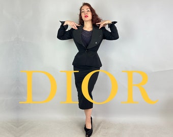 Vintage Christian Dior Suit Skirt and Jacket - Etsy