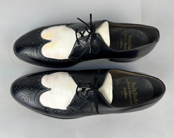 1950s the Spectator Special Shoes | Vintage 50s Two Tone Black and