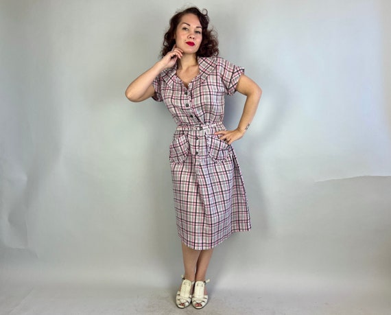 1940s Sassy Sally Springtime Frock | Vintage 40s … - image 2