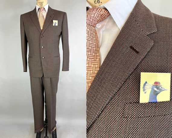 1940s Man of Distinction Suit | Vintage 40s Light… - image 1