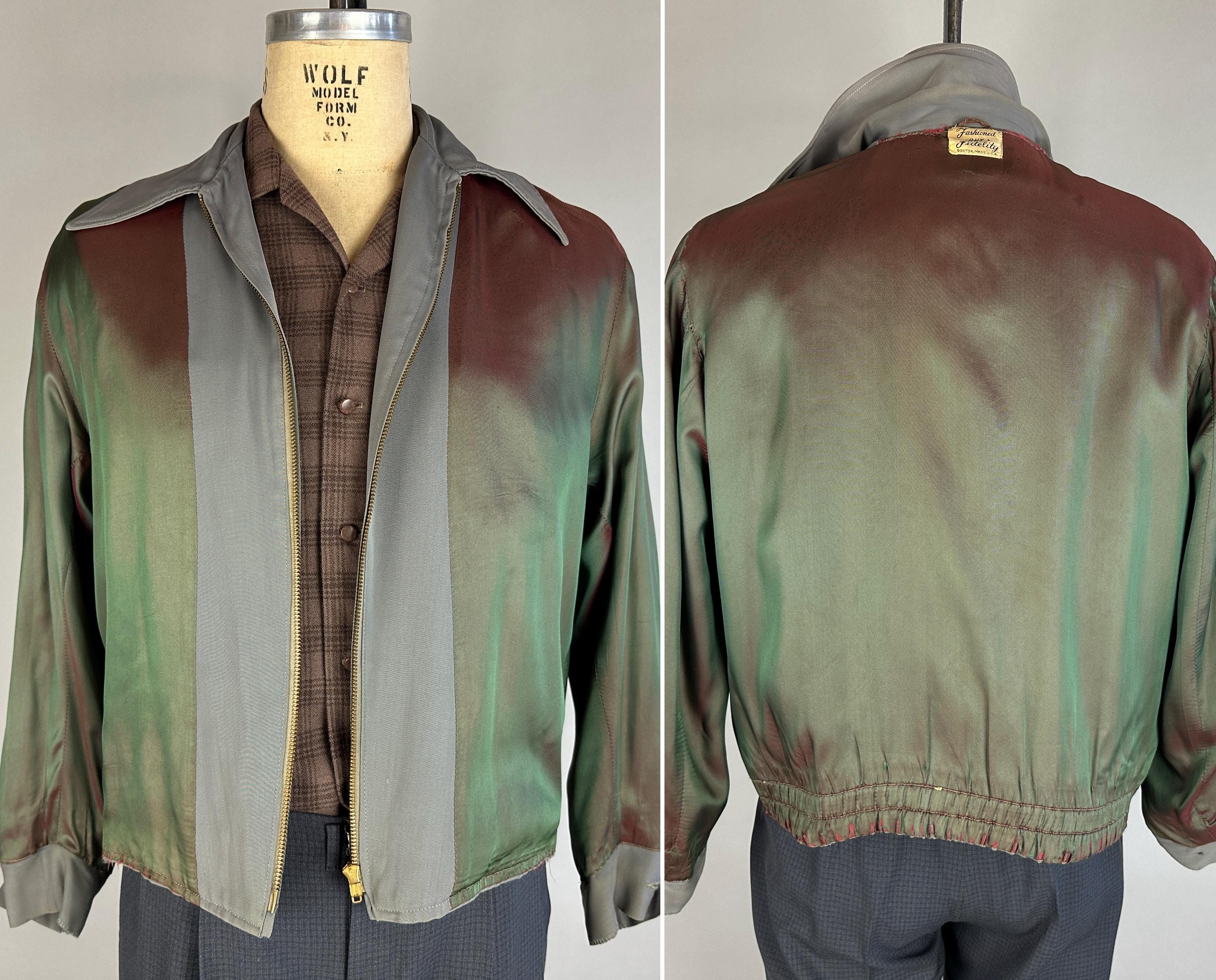 1950s Ready to Rock Ricky Jacket | Vintage 50s Stone Grey 1950s Ready to Rock Ricky Jacket | Vintage 50s Stone Grey