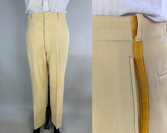 Vintage Pants, 1940s Pants, HBT Work Pants, Detroit Overall Mfg