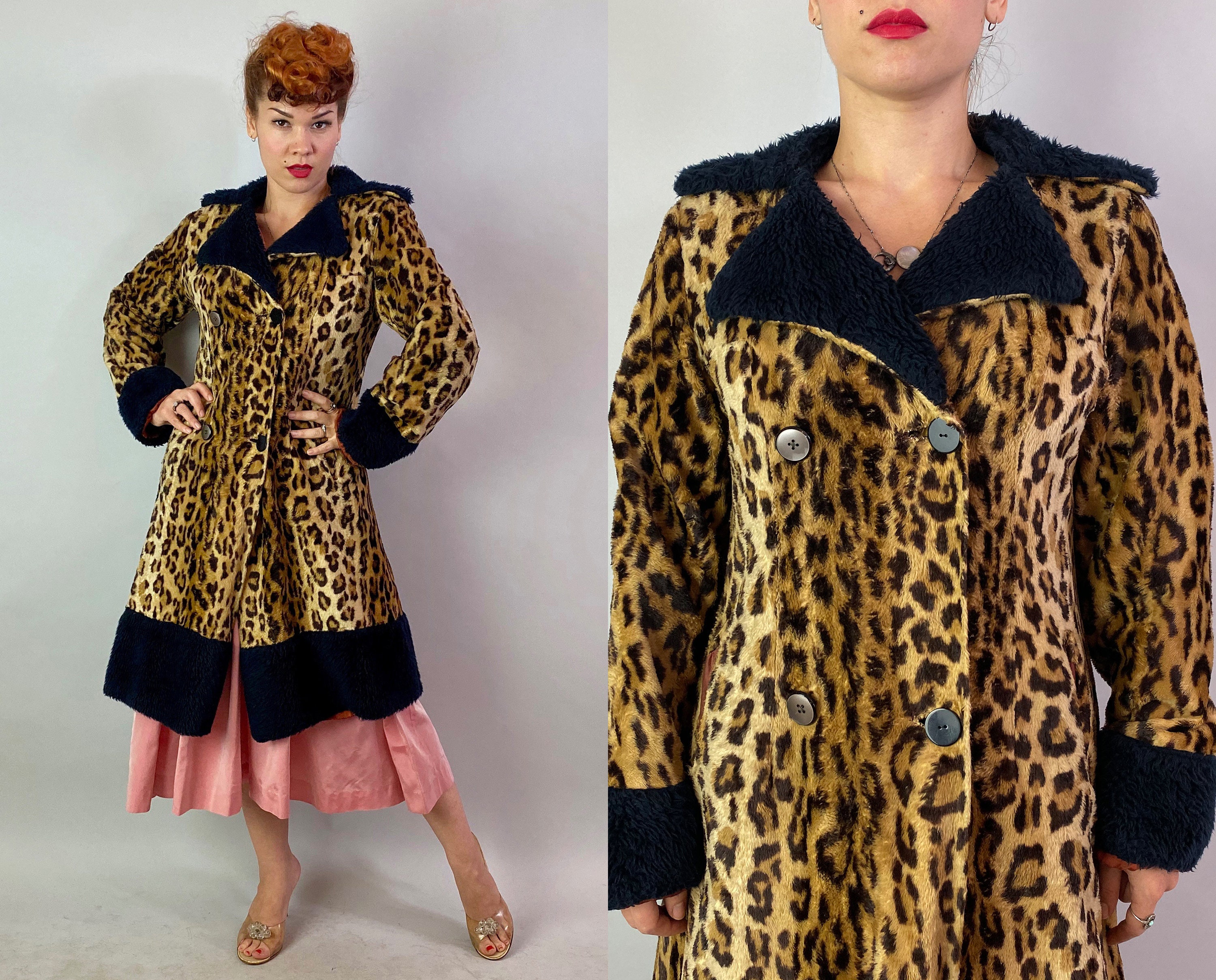 Leopard Print Coat - Etsy Leopard Print Coat - Etsy